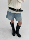 Stoop Stud Wide Leather Belt