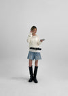 Stoop Stud Wide Leather Belt