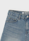 [B-DENIM] CUTTING HALF SHORTS 043