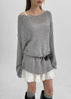 Pleff Loose-Fit Boat Neck Knit