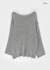 Pleff Loose-Fit Boat Neck Knit