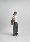Pigrem Asymmetric Button T-Shirt