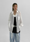 Colletz Sheer Loose-Fit Shirt
