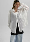 Colletz Sheer Loose-Fit Shirt