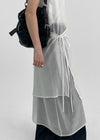 Roomking Set – Sheer Tank Dress & Layered Skirt