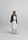 Ssein Wrap Skirt Layered Pants