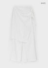 Ssein Wrap Skirt Layered Pants