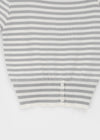 Mansing Striped One-Shoulder Knit Top
