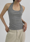 Decohi Stripe Halter Tank
