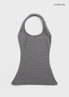 Decohi Stripe Halter Tank