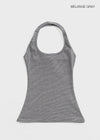 Decohi Stripe Halter Tank