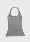 Decohi Stripe Halter Tank