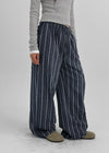 [MADE] Polyp Linen Stripe Banding Pants
