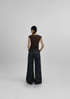 Ikose Dot Cap-Sleeve Tee
