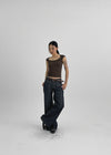 Ikose Dot Cap-Sleeve Tee