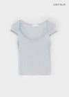 Ikose Dot Cap-Sleeve Tee