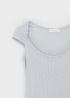 Ikose Dot Cap-Sleeve Tee