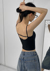 [MADE] Easy Backless Strap Sleeveless (Inbuilt Cap)