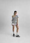 Temoni Number Off-Shoulder Tee