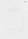 Temoni Number Off-Shoulder Tee