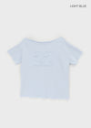 Temoni Number Off-Shoulder Tee