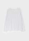 Diamon Loose Fit Henley Neck Long Sleeve Tee