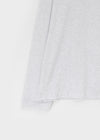 Diamon Loose Fit Henley Neck Long Sleeve Tee