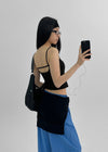 [MADE] Easy Backless Strap Sleeveless (Inbuilt Cap)
