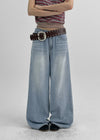 Stoop Stud Wide Leather Belt