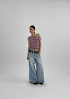Stoop Stud Wide Leather Belt