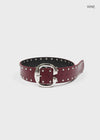 Stoop Stud Wide Leather Belt