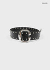 Stoop Stud Wide Leather Belt