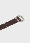 Stoop Stud Wide Leather Belt
