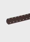 Stoop Stud Wide Leather Belt