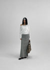 Marshan Asymmetric Off-Shoulder Summer Knit