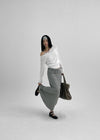 Marshan Asymmetric Off-Shoulder Summer Knit