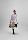 Marshan Asymmetric Off-Shoulder Summer Knit