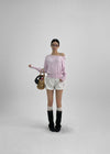 Marshan Asymmetric Off-Shoulder Summer Knit