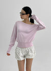 Marshan Asymmetric Off-Shoulder Summer Knit