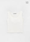 [MADE] Easy Basic U-neck Sleeveless (Cap-in)