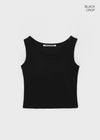 [MADE] Easy Basic U-neck Sleeveless (Cap-in)