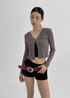 Stoop Stud Wide Leather Belt