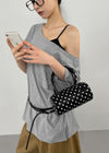 Tureming Loose Fit Asymmetrical Shoulder T-Shirt