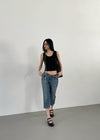 [MADE] Easy Basic U-neck Sleeveless (Cap-in)