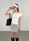 [MADE] Lihi Dot Backless Short Sleeve T-shirt