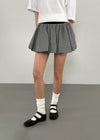 Chems Check Banding Mini Skirt Pants