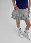 [MADE] Billet Tiered Mini Skirt Pants
