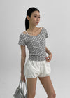 [MADE] Spitty Dot Print Short Sleeve T-shirt