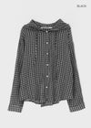 [MADE] Shrut Check Summer Loose Fit Hooded Shirt