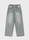 [MADE] Pullup Wide Denim Pants